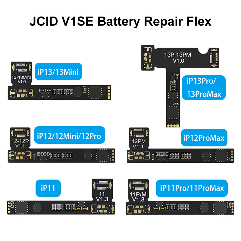 JCID V1SE Original Battery Repair Flex For iPhone 11 12 13 Pro Max